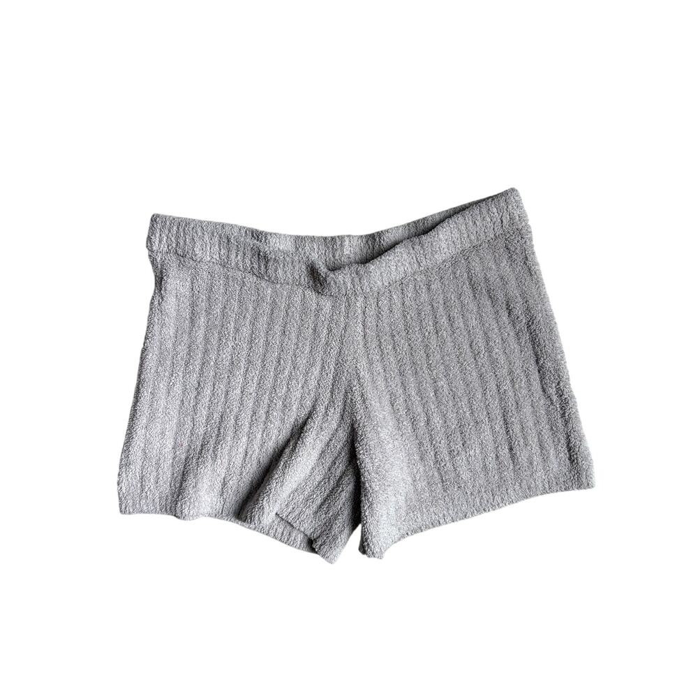 LONELY GHOST Cozy Ghost Shorties (Grey) - Large